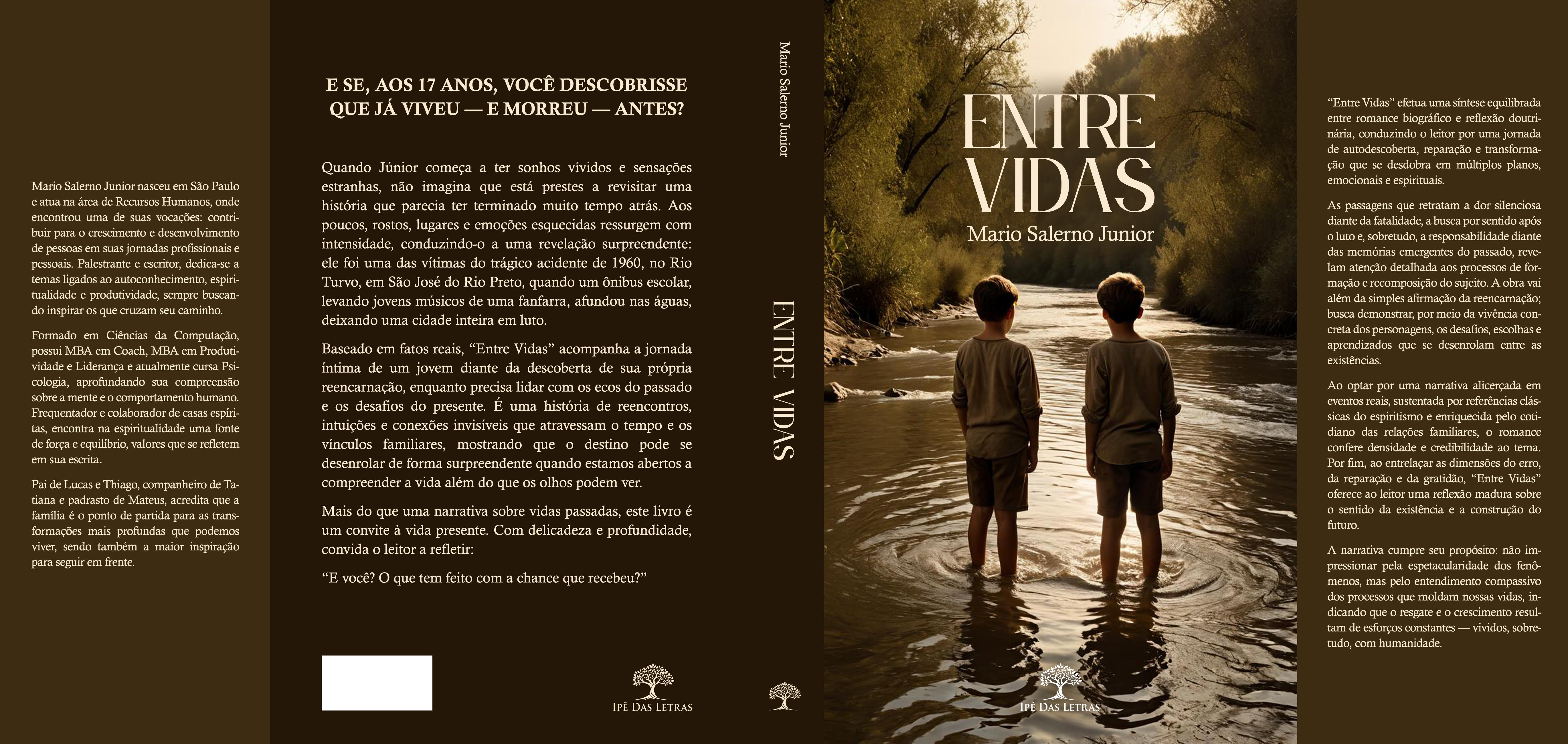 Livro Entre Vidas - Mario Salerno Jr.